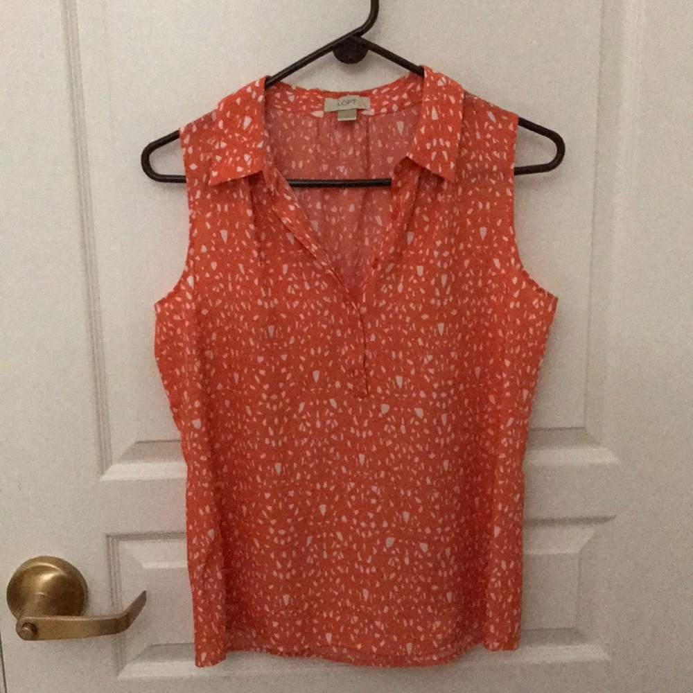 LOFT Printed Blouse